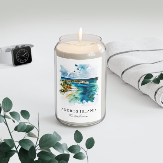 Andros Island, The Bahamas scented soy candle