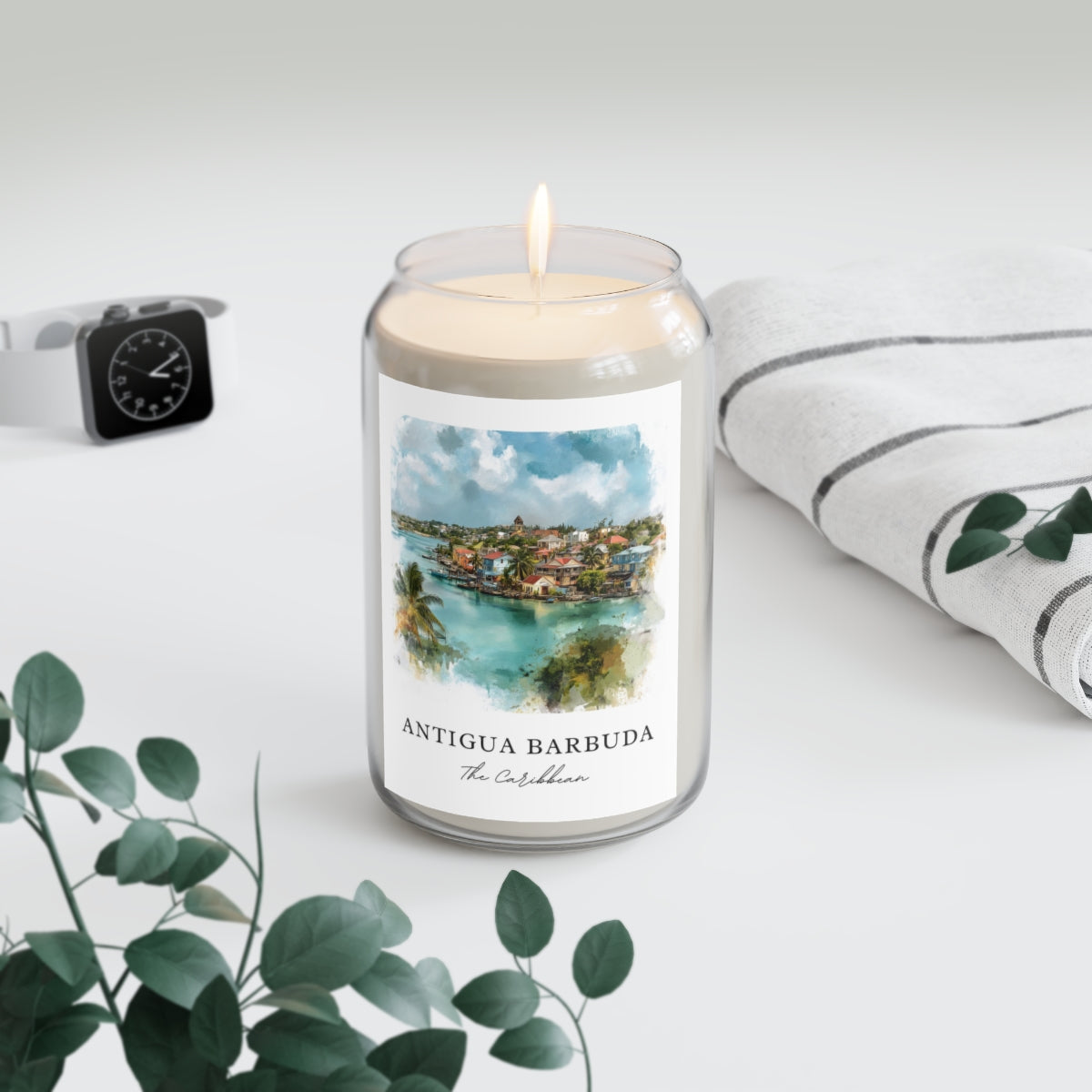 Antigua Barbuda, The Caribbean scented soy candle