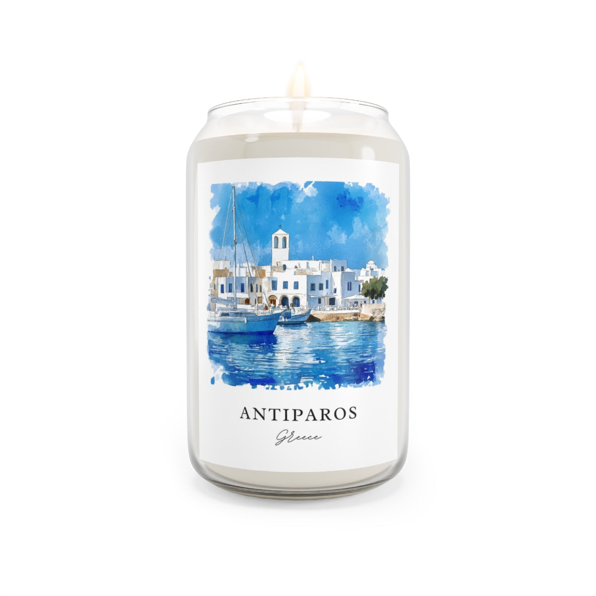 Antiparos, Greece scented soy candle