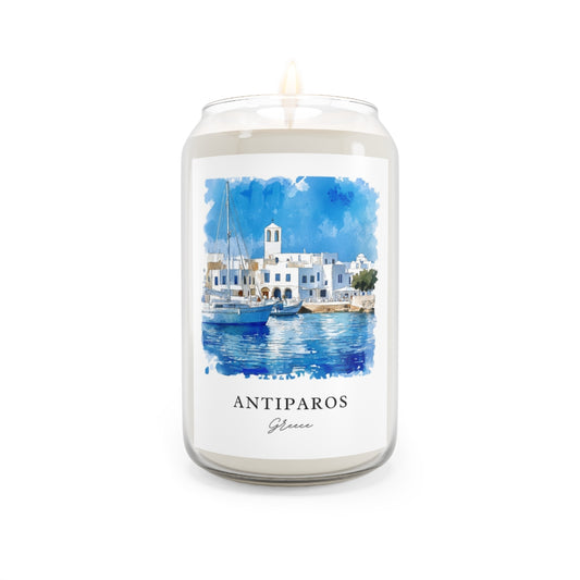 Antiparos, Greece scented soy candle