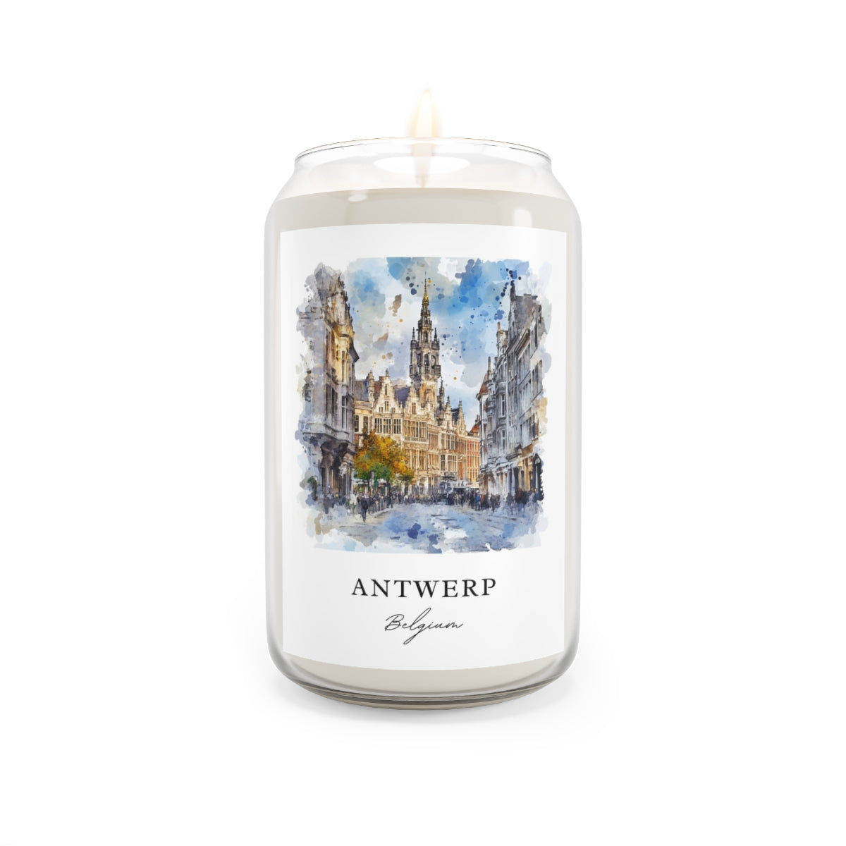 Antwerp, Belgium scented soy candle