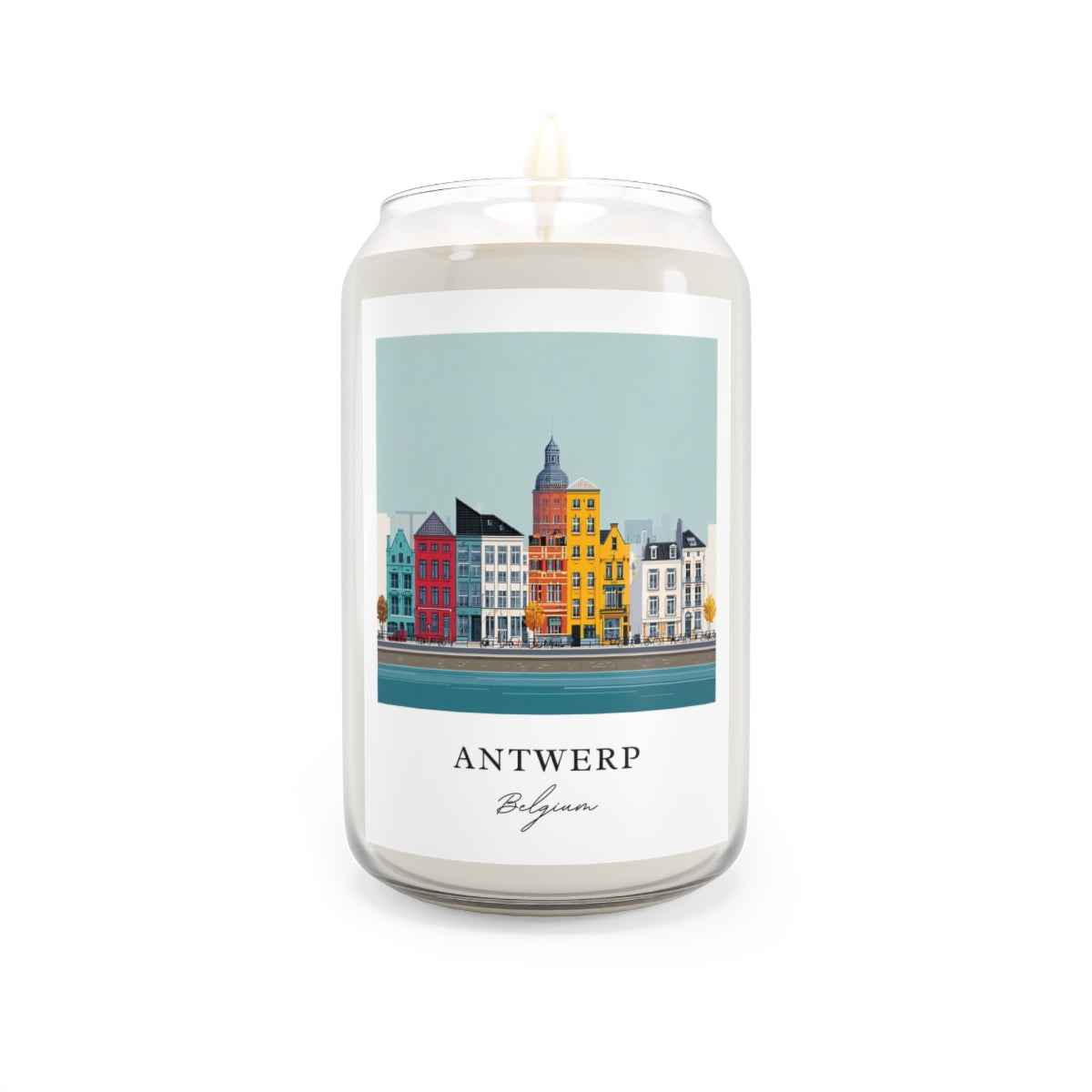 Antwerp, Belgium scented soy candle
