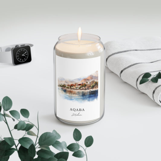 Aqaba, Jordan scented soy candle