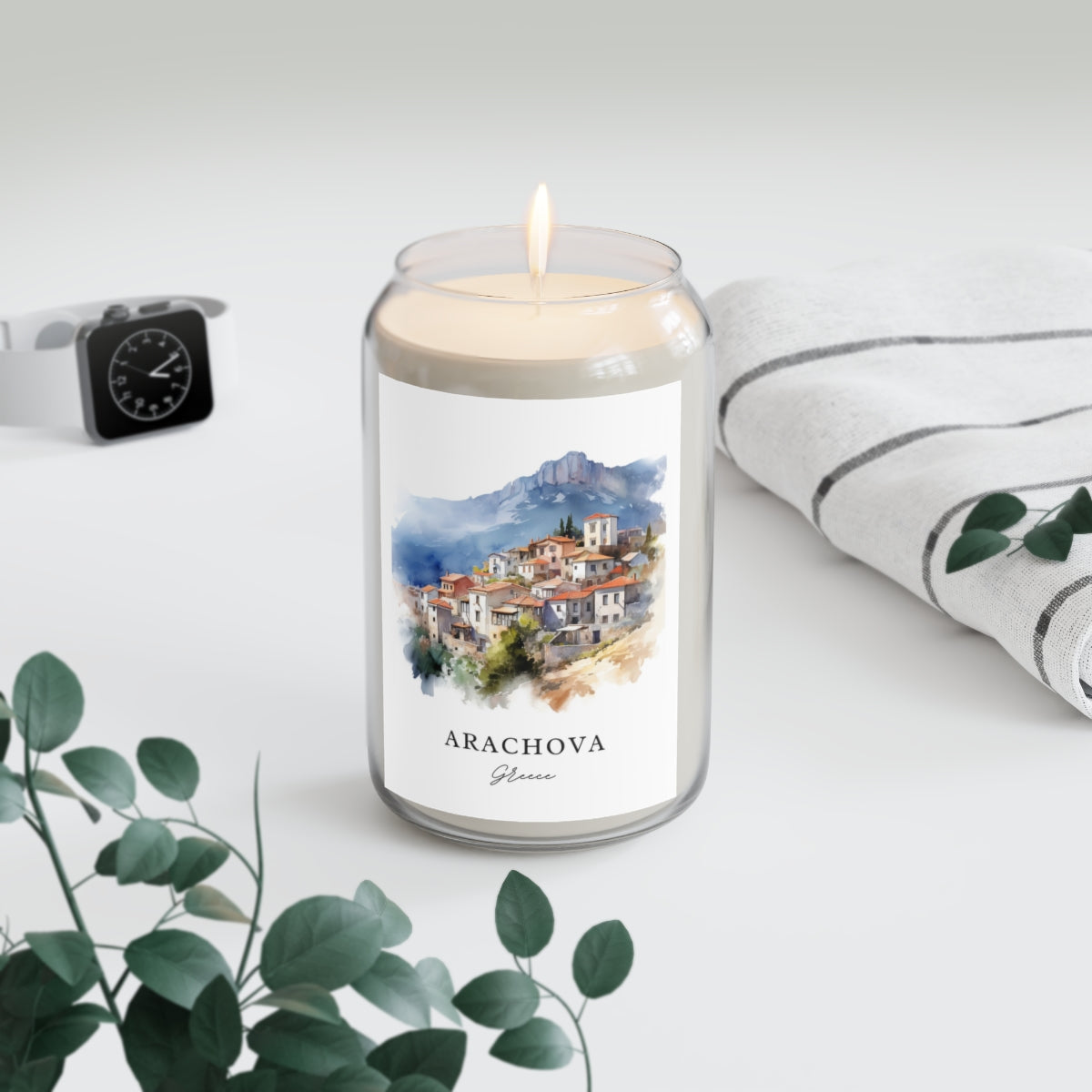 Arachova, Greece scented soy candle
