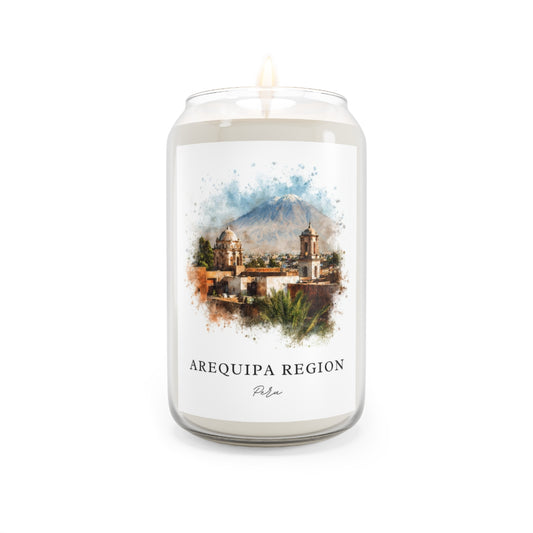 Arequipa Region, Peru scented soy candle