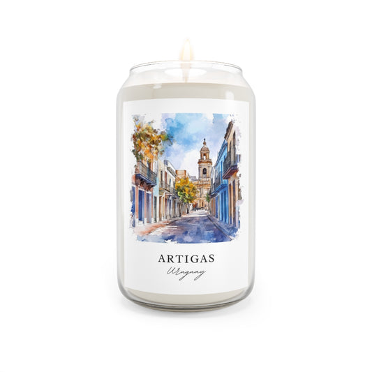 Artigas, Uruguay scented soy candle