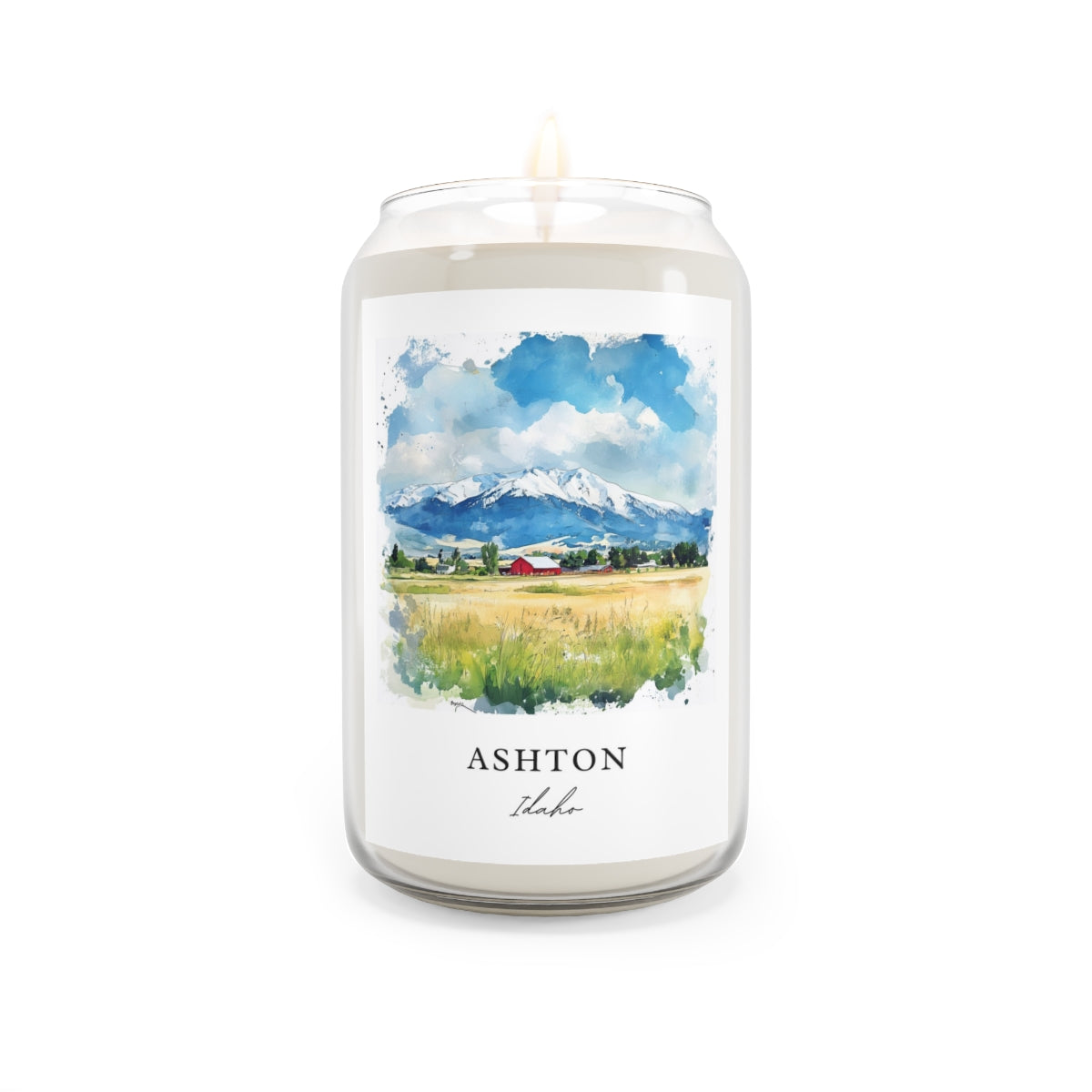 Ashton, Idaho scented soy candle
