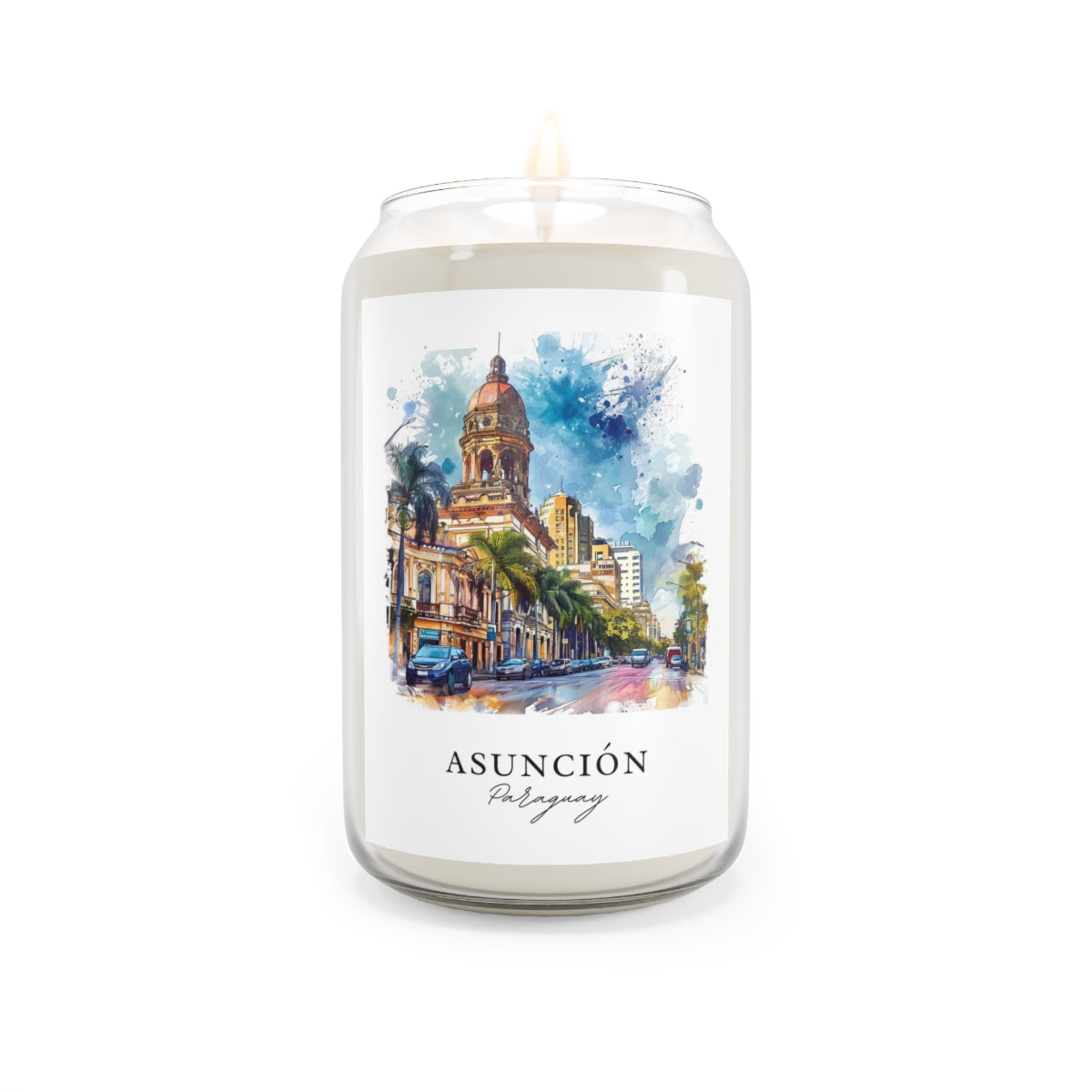 Asunción, Paraguay scented soy candle