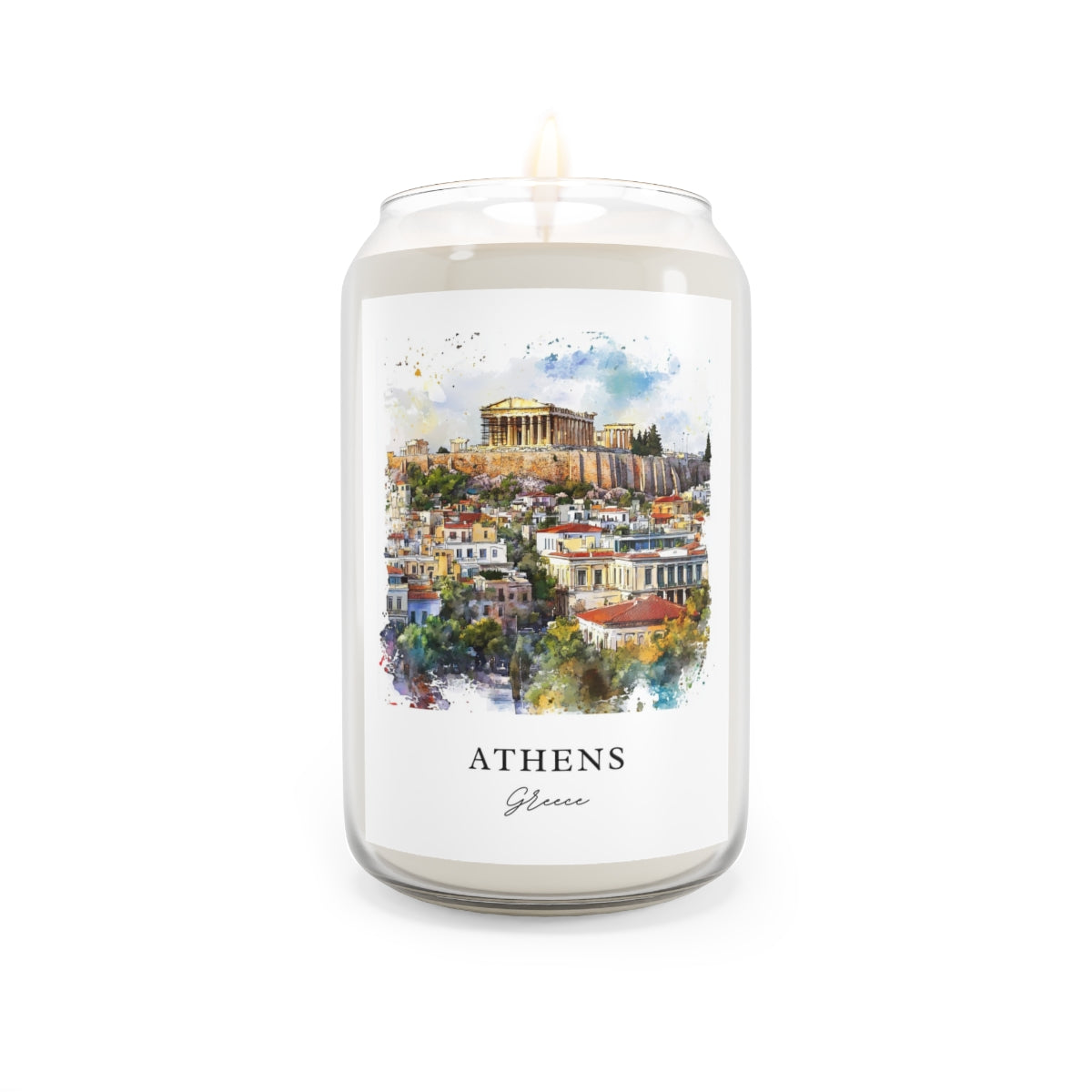 Athens, Greece scented soy candle