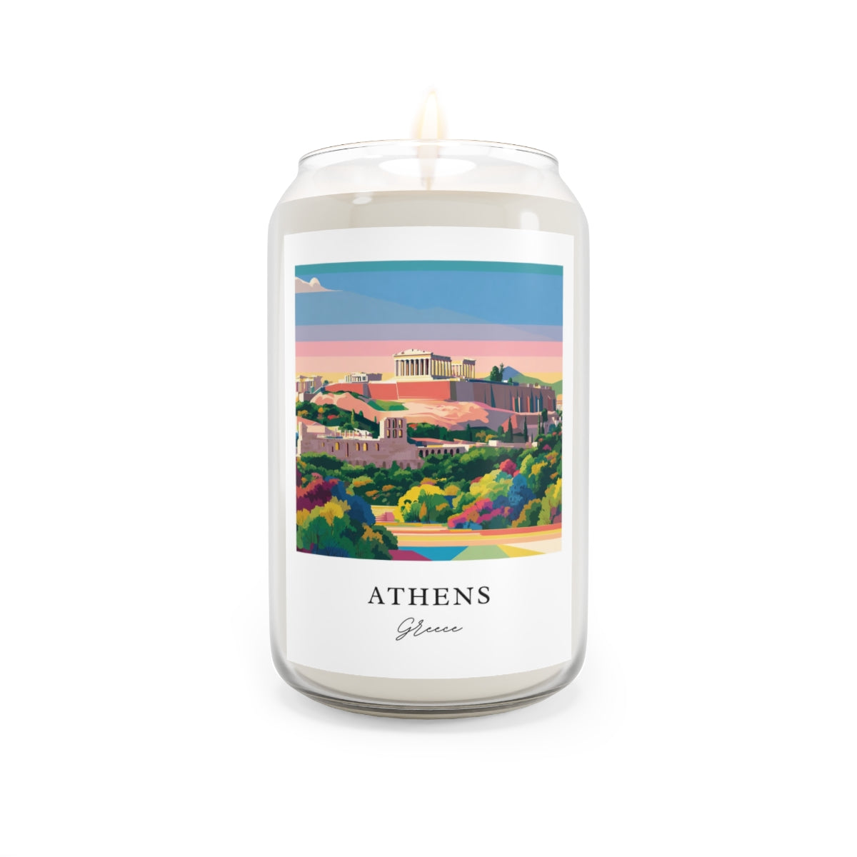 Athens, Greece scented soy candle