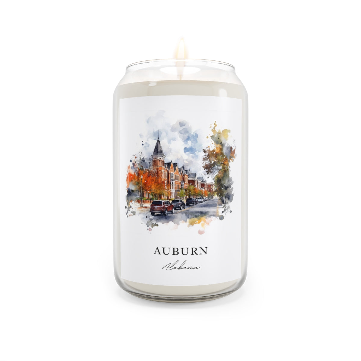 Auburn, Alabama scented soy candle