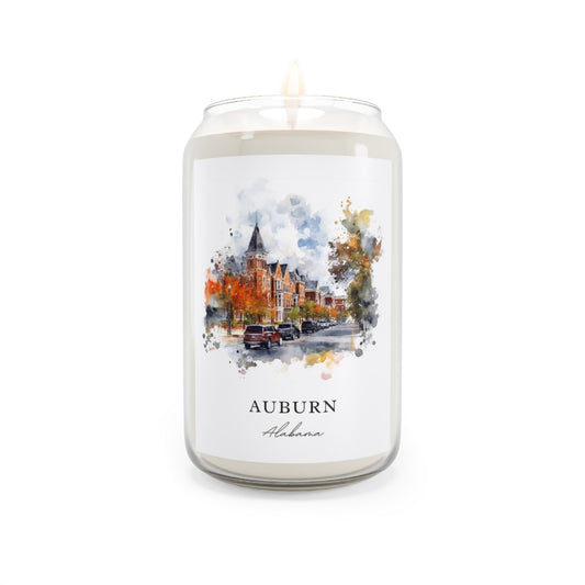 Auburn, Alabama scented soy candle