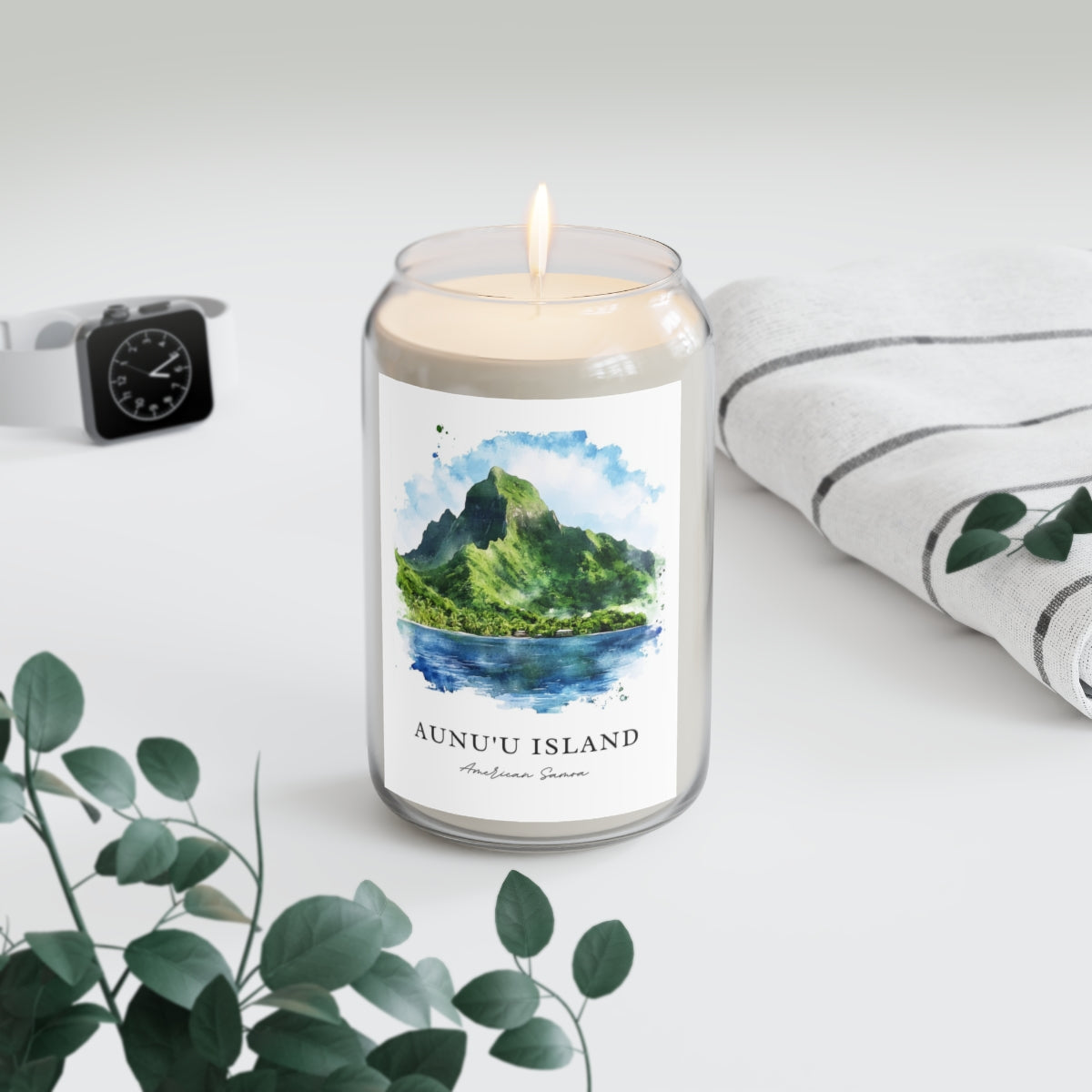Aunu'u Island, American Samoa scented soy candle