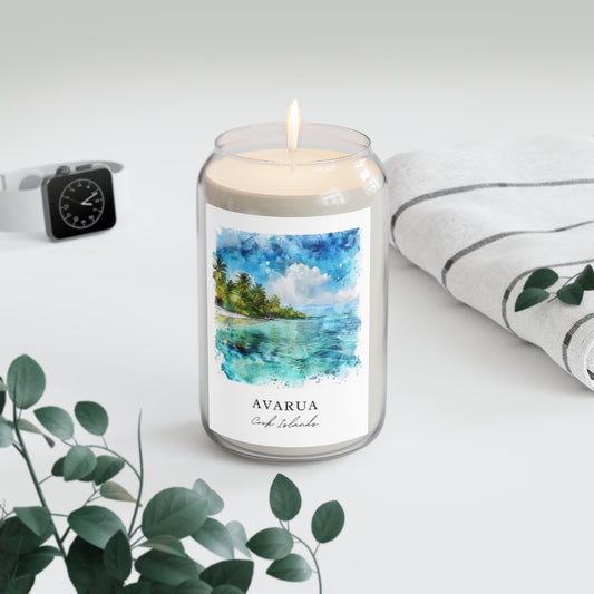 Avarua, Cook Islands scented soy candle