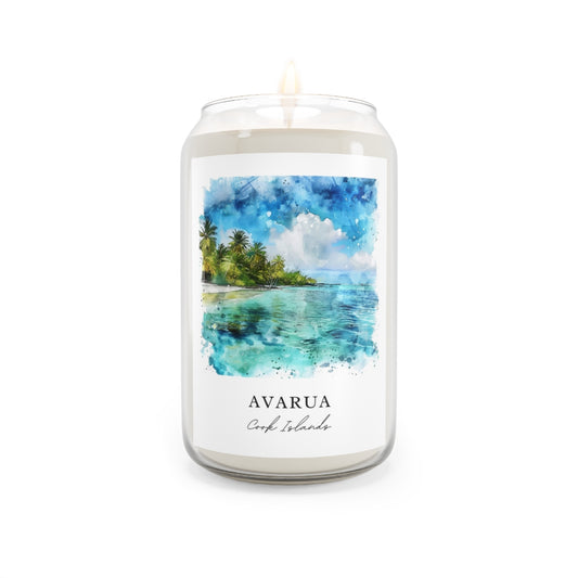 Avarua, Cook Islands scented soy candle