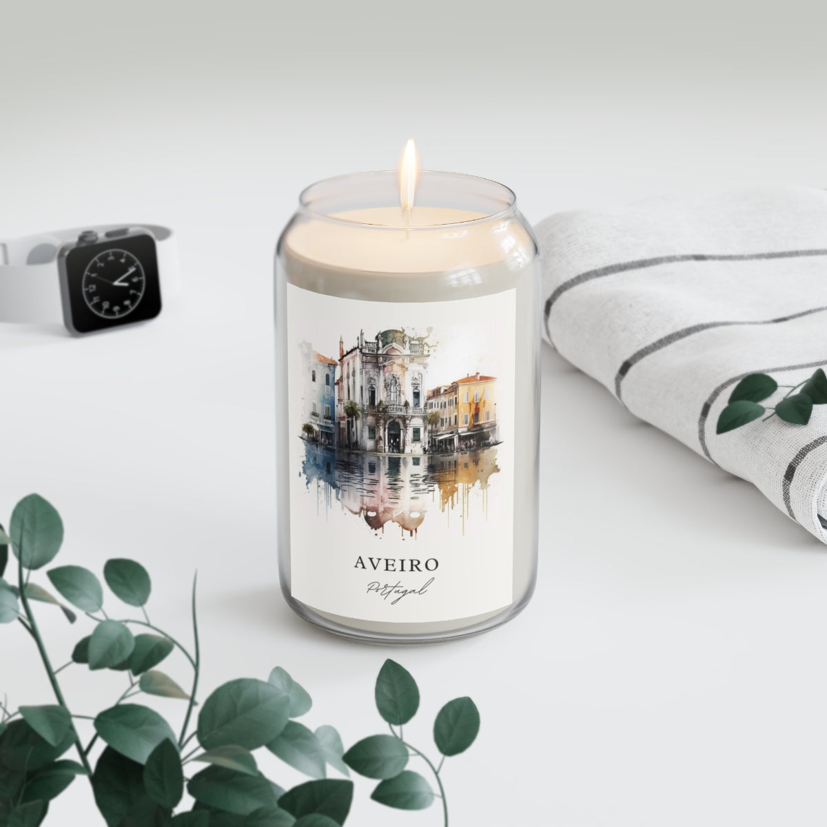 Aveiro, Portugal scented soy candle