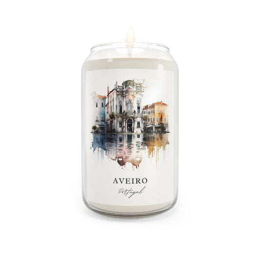 Aveiro, Portugal scented soy candle