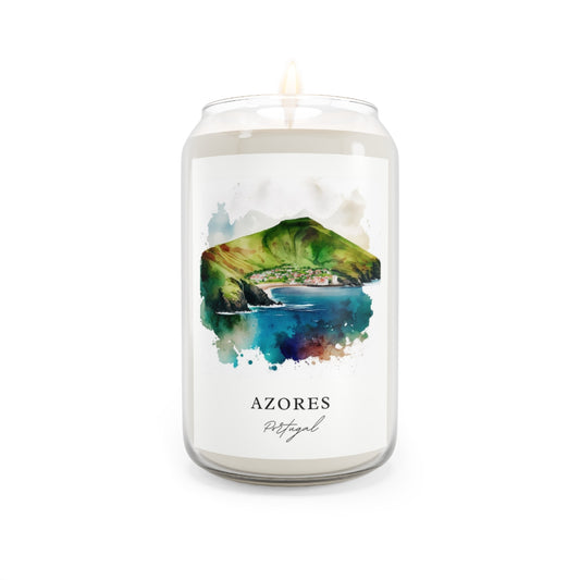 Azores, Portugal scented soy candle