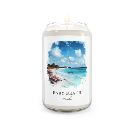 Baby Beach, Aruba scented soy candle