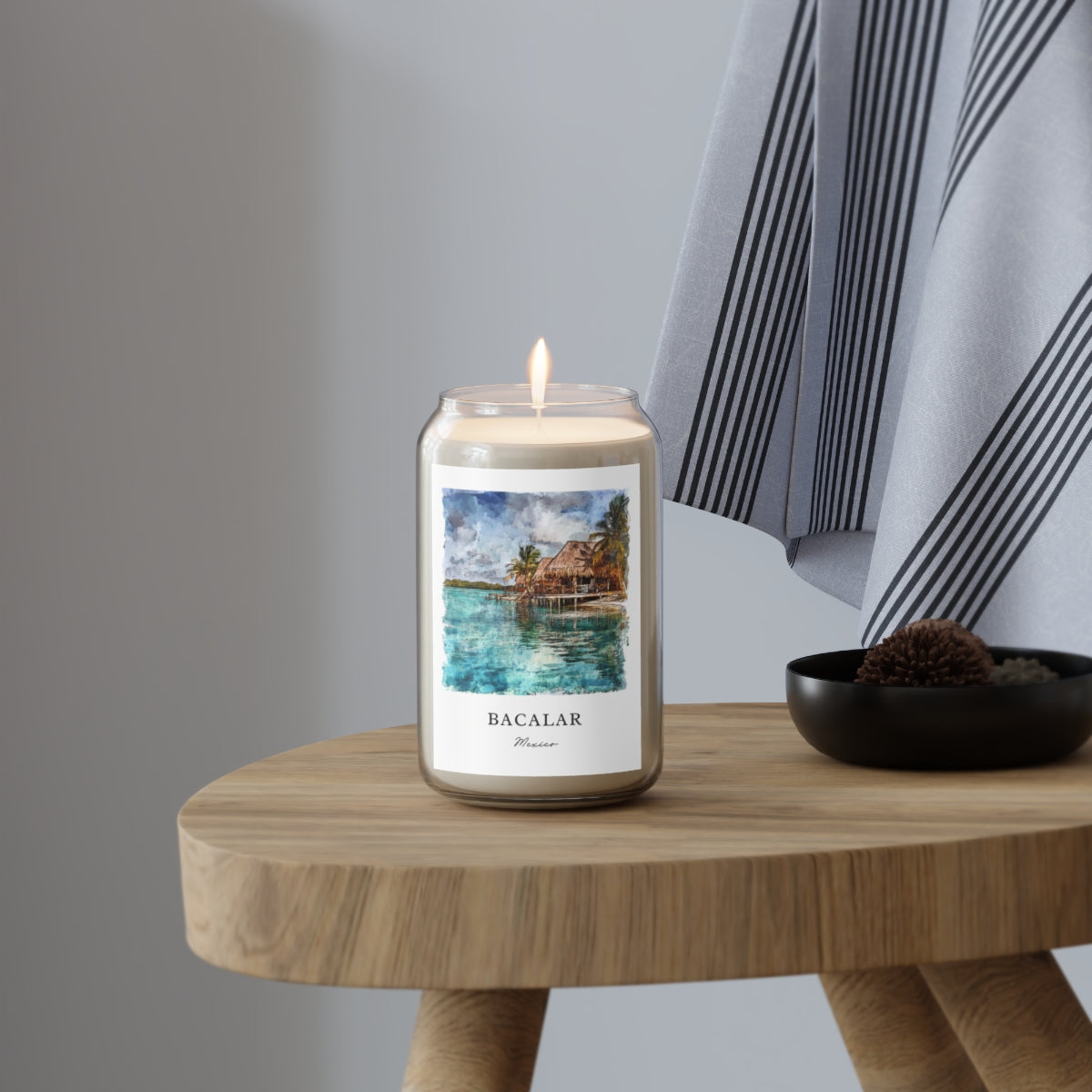 Bacalar, Mexico scented soy candle