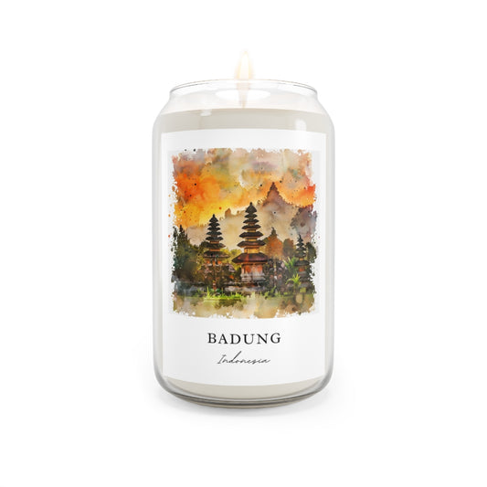 Badung, Indonesia scented soy candle