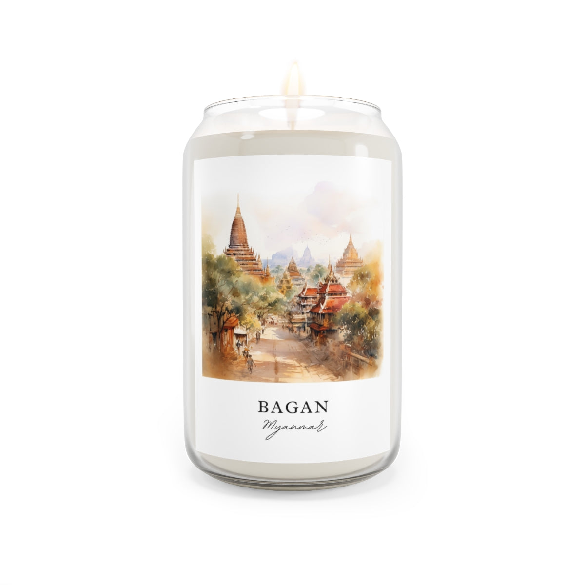 Bagan, Myanmar scented soy candle