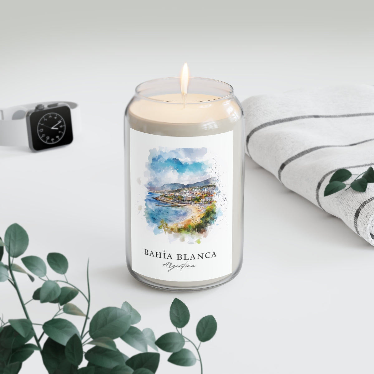 Bahía Blanca, Argentina scented soy candle