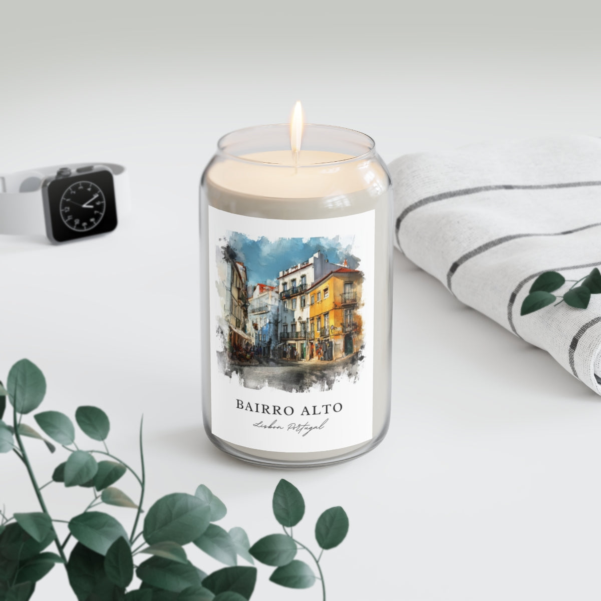 Bairro Alto, Lisbon Portugal scented soy candle