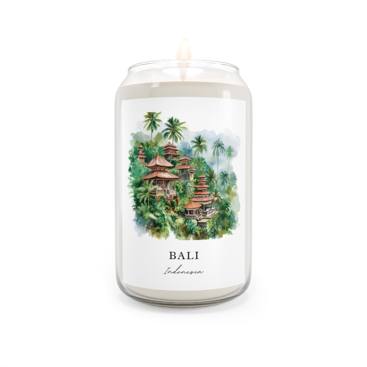 Bali, Indonesia scented soy candle
