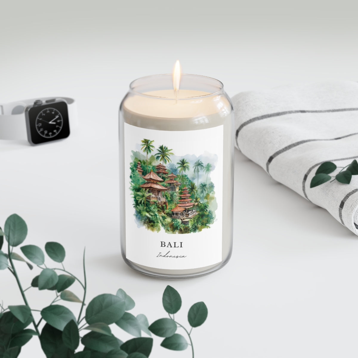 Bali, Indonesia scented soy candle