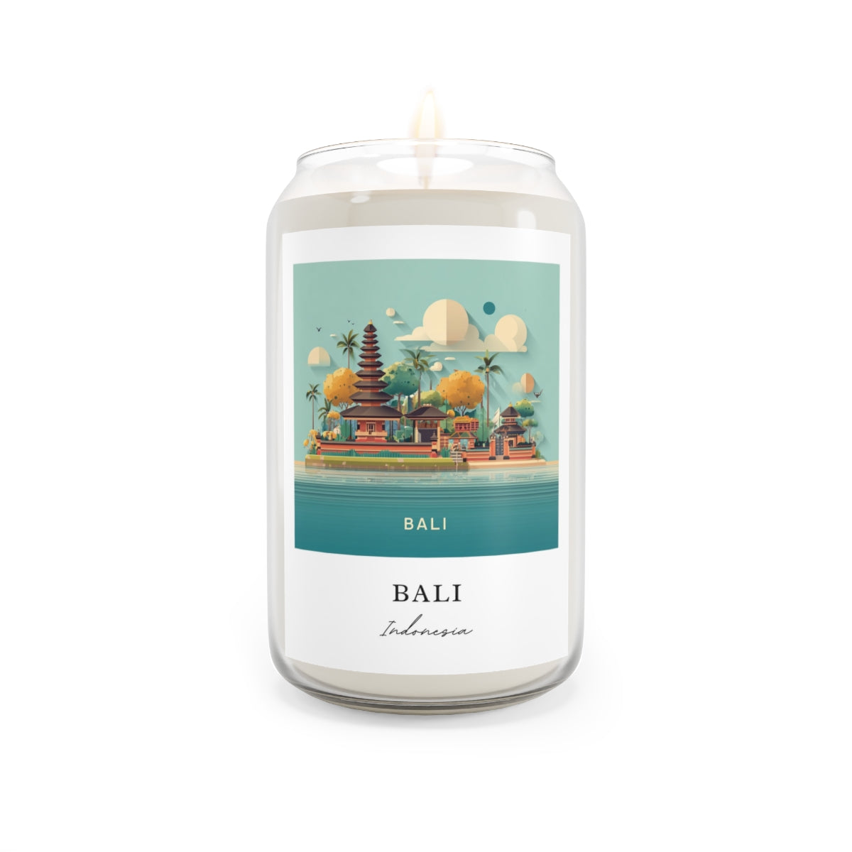 Bali, Indonesia scented soy candle