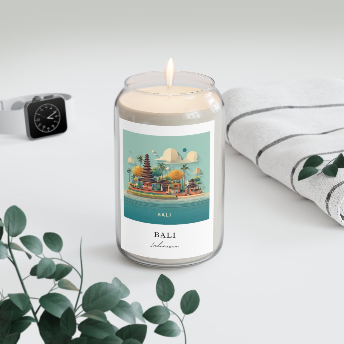 Bali, Indonesia scented soy candle