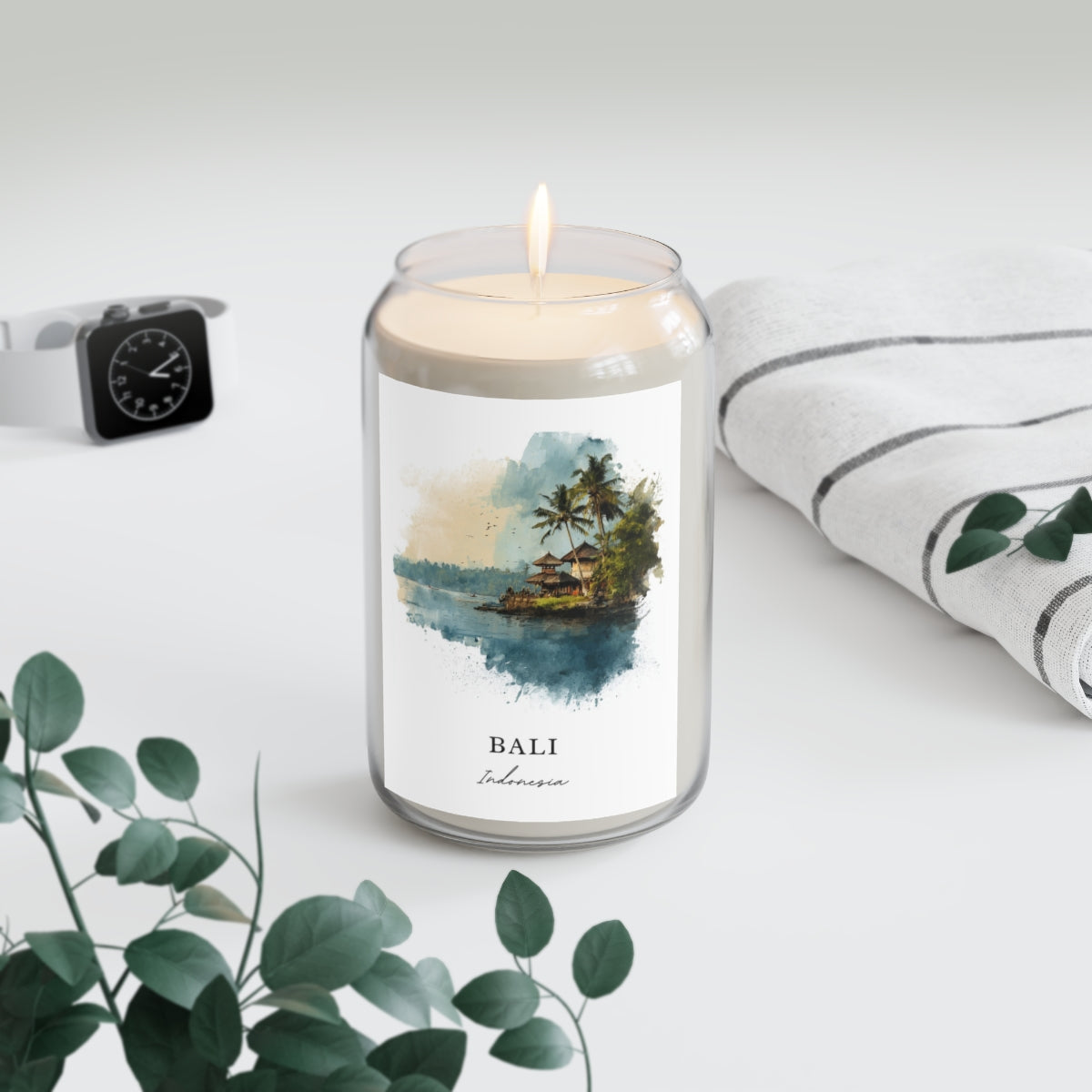 Bali, Indonesia scented soy candle