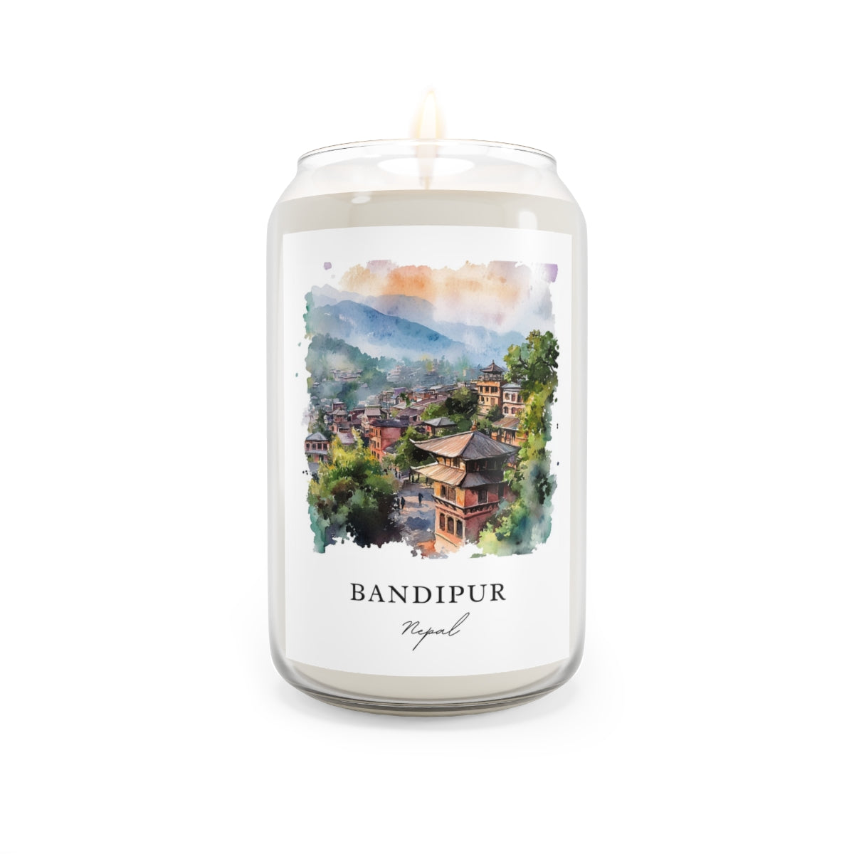 Bandipur, Nepal scented soy candle