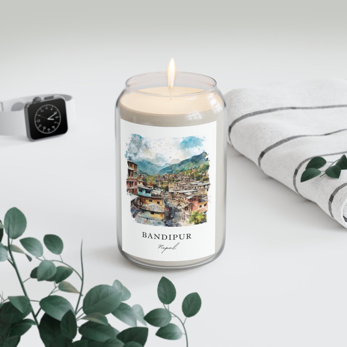 Bandipur, Nepal scented soy candle