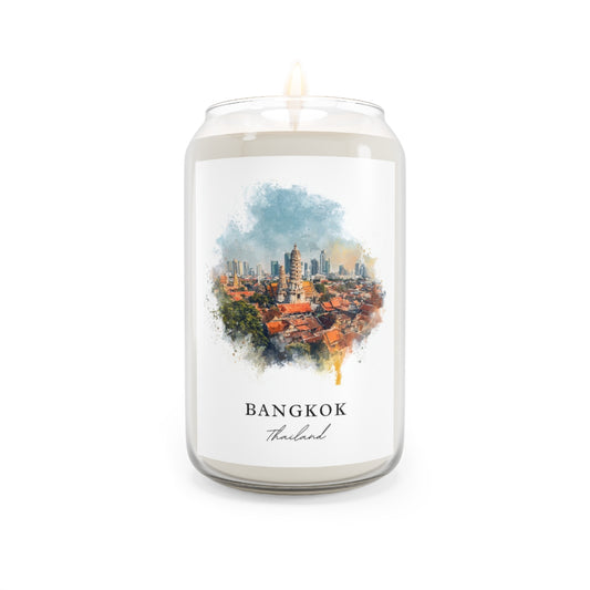 Bangkok, Thailand scented soy candle
