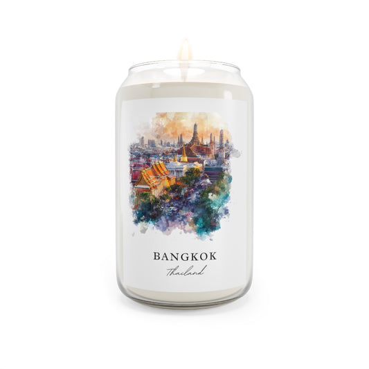 Bangkok, Thailand scented soy candle
