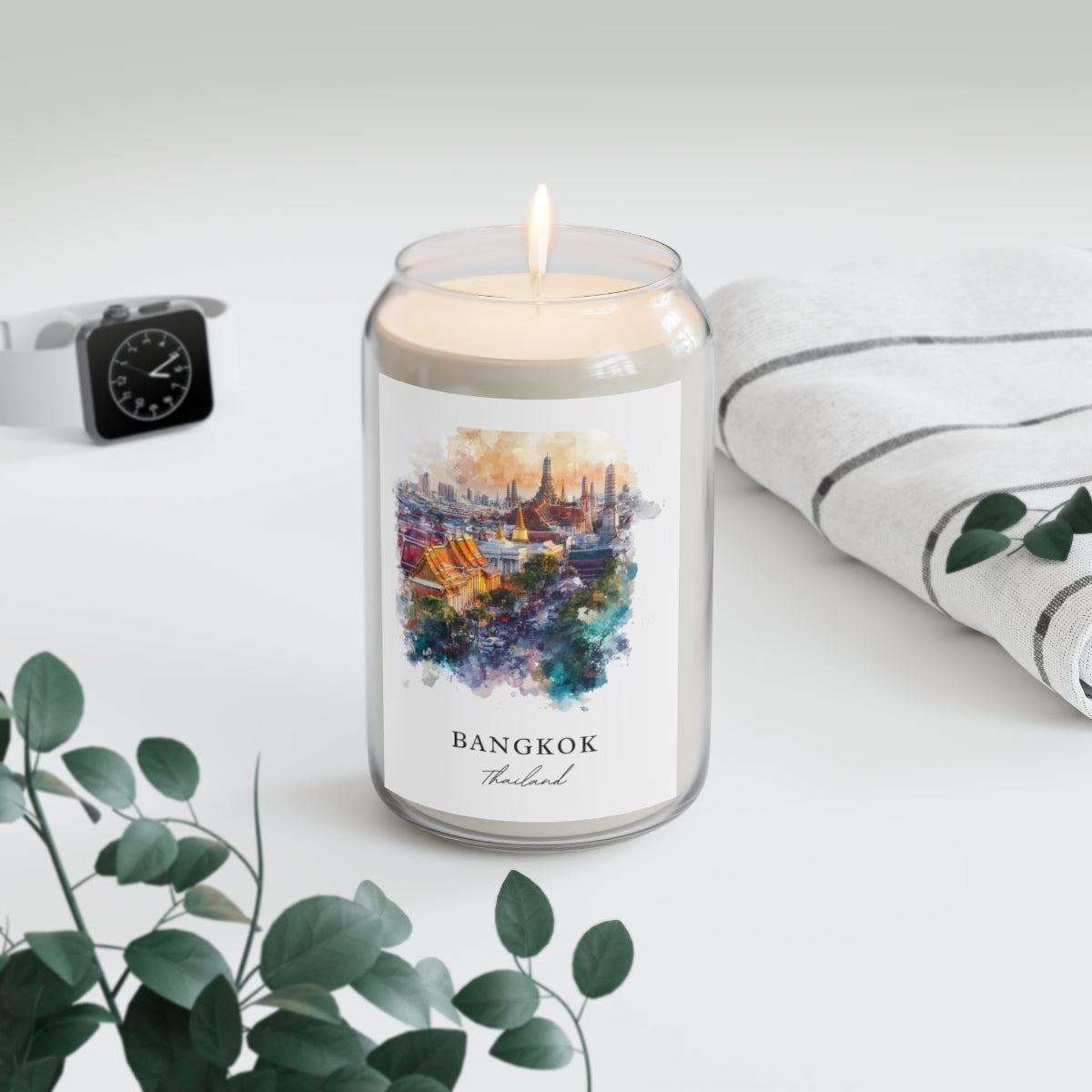 Bangkok, Thailand scented soy candle