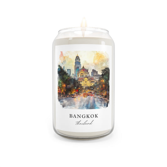 Bangkok, Thailand scented soy candle