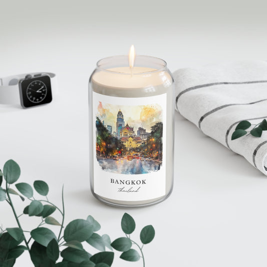Bangkok, Thailand scented soy candle
