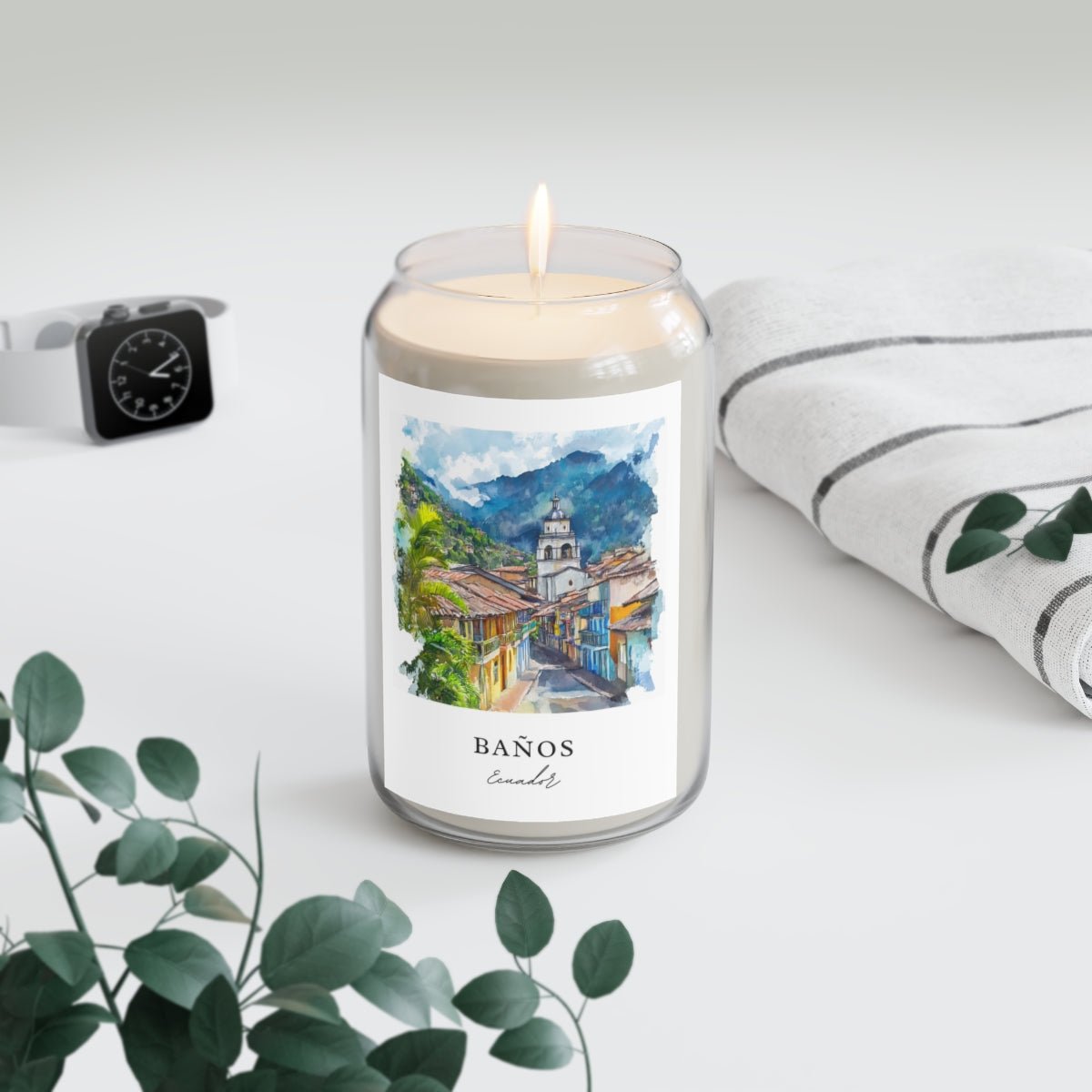 Baños, Ecuador scented soy candle