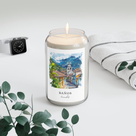 Baños, Ecuador scented soy candle