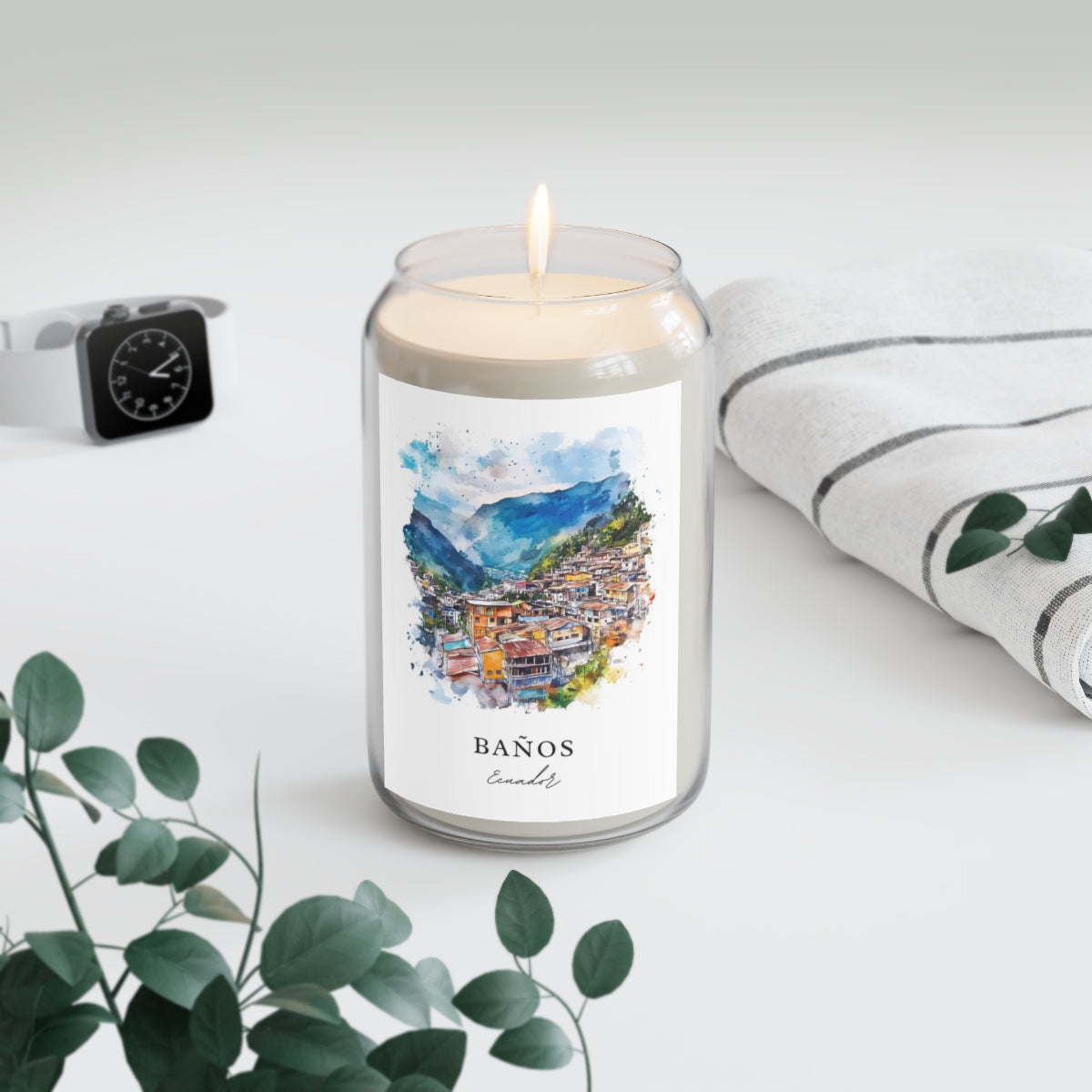 Baños, Ecuador scented soy candle