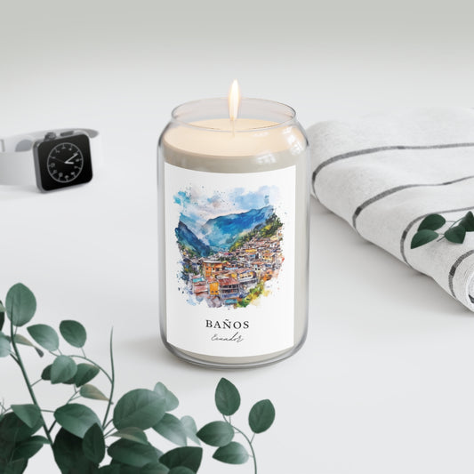 Baños, Ecuador scented soy candle