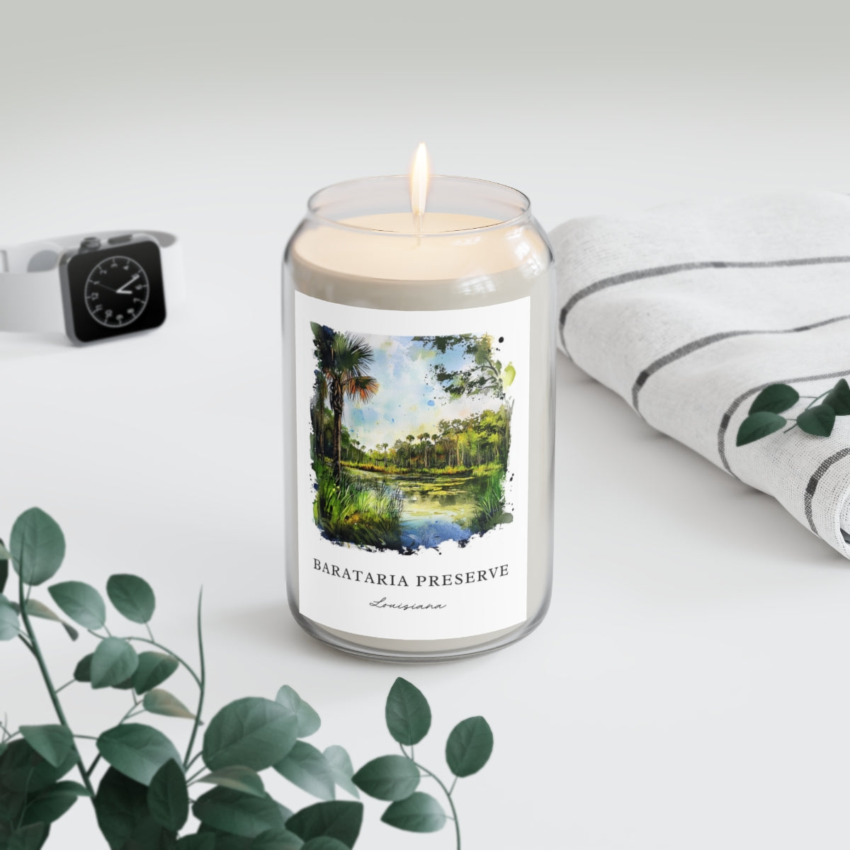Barataria Preserve, Louisiana scented soy candle