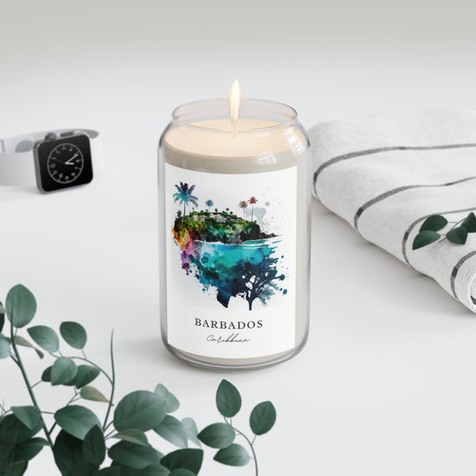 Barbados, Caribbean scented soy candle