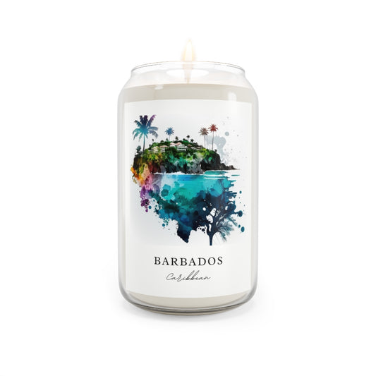 Barbados, Caribbean scented soy candle