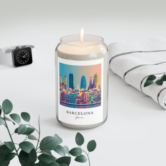 Barcelona, Spain scented soy candle