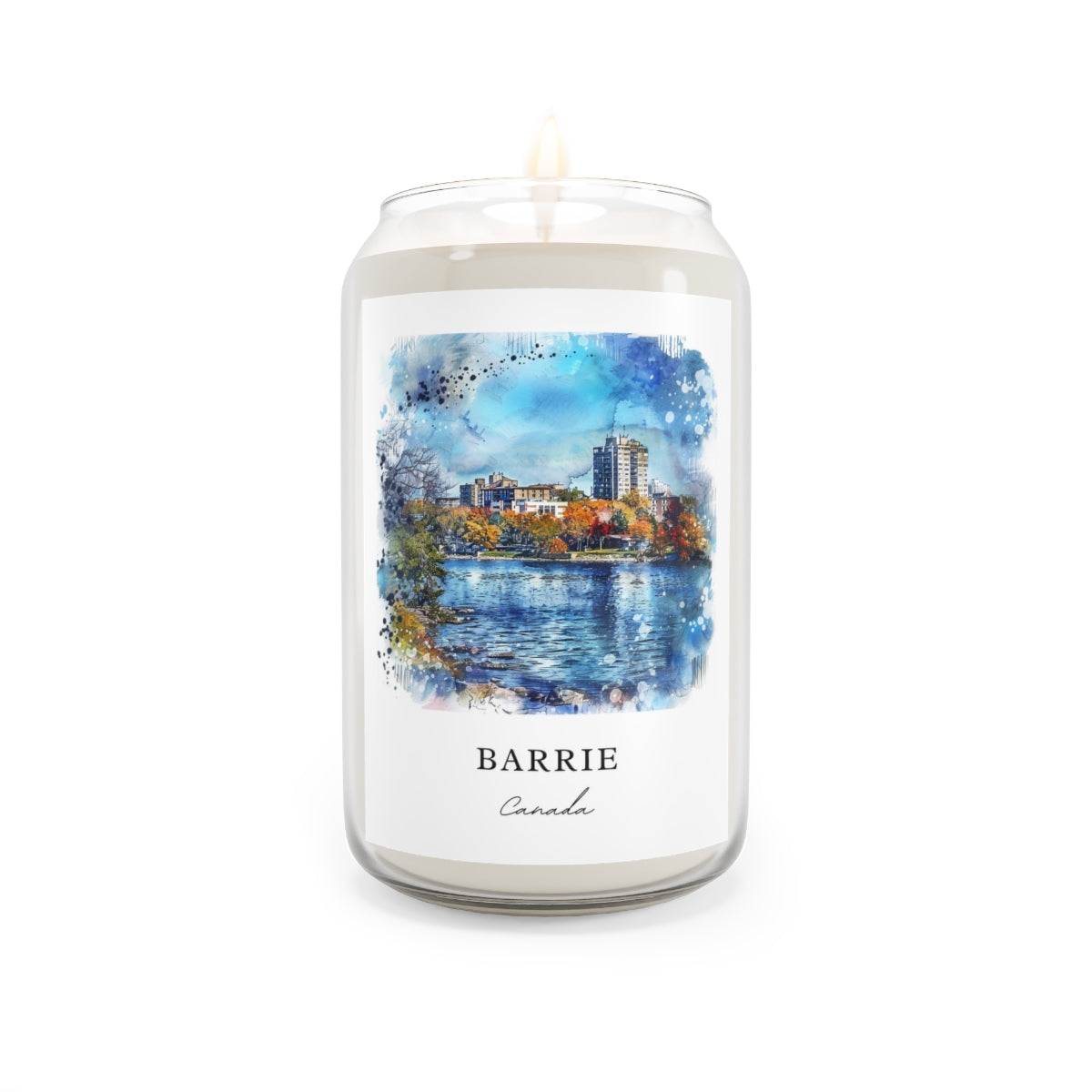 Barrie, Canada scented soy candle