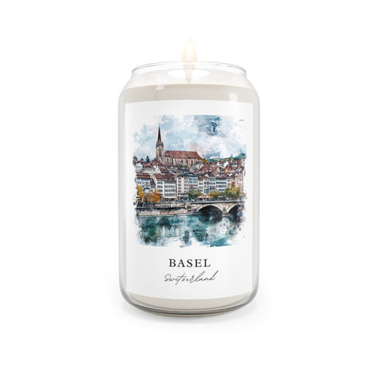 Basel, Switzerland scented soy candle